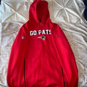 New England Patriots “GO PATS” sweatshirt, Nike Dri-Fit